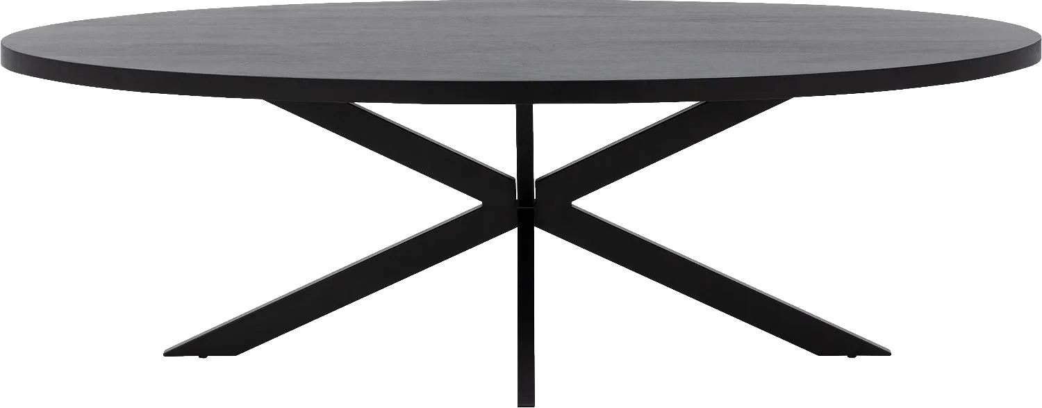 Goossens Basic Lecce Eettafel Mango Zwart - 8243815-goossens-basic-lecce-eettafel-mango-zwart-03