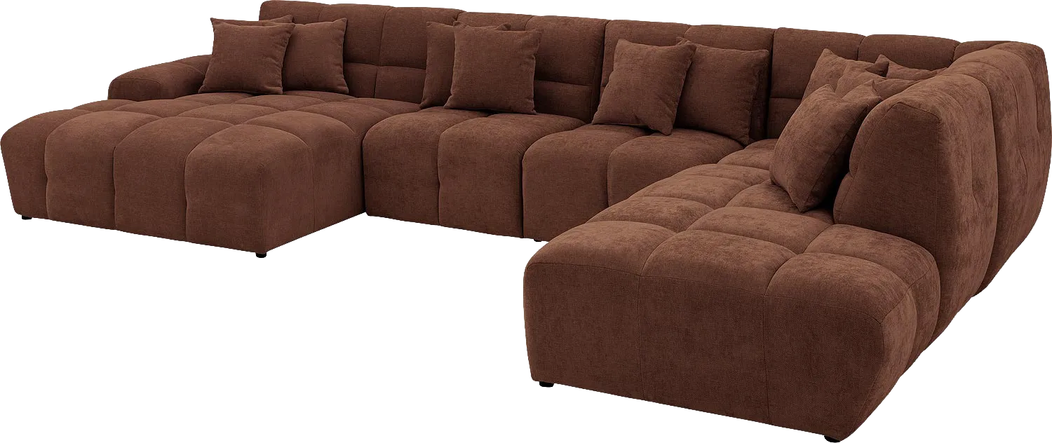 Goossens Excellent Kubus Bank Stof Bruin - 8252742-goossens-excellent-kubus-bank-stof-bruin-04