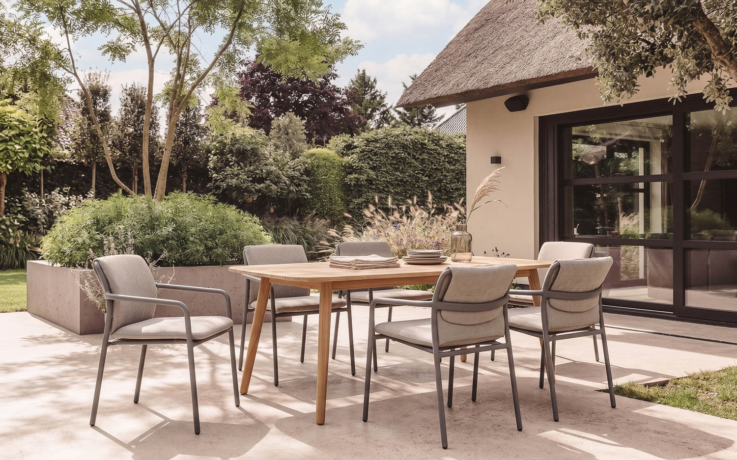 Goossens Lago Tuintafels Teak - 8260634-goossens-lago-tuintafels-teak-01