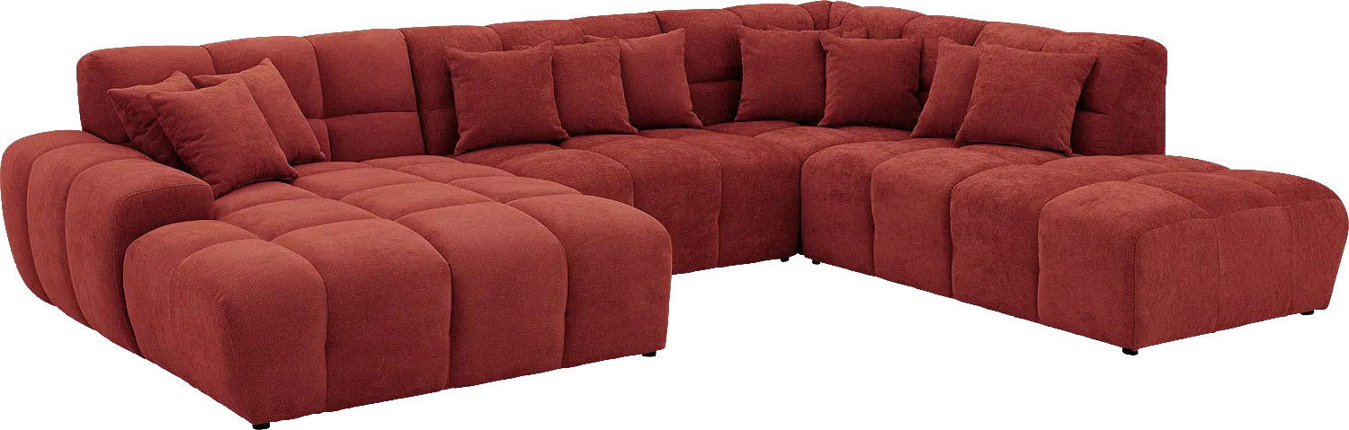 Goossens Excellent Kubus Bank Stof Rood - 8252887-goossens-excellent-kubus-bank-stof-rood-02