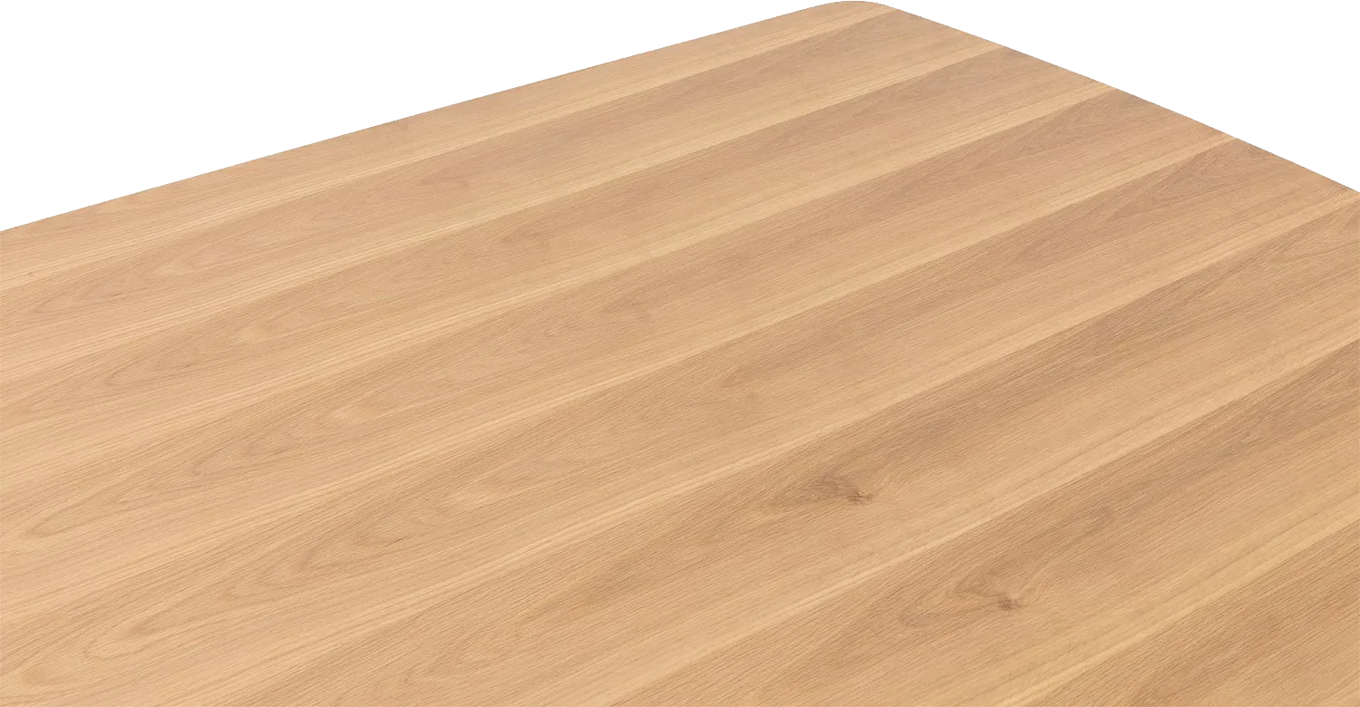 Merk Boaz Eettafel Eiken Blank - 8233345-{merk}-boaz-eettafel-eiken-blank-06