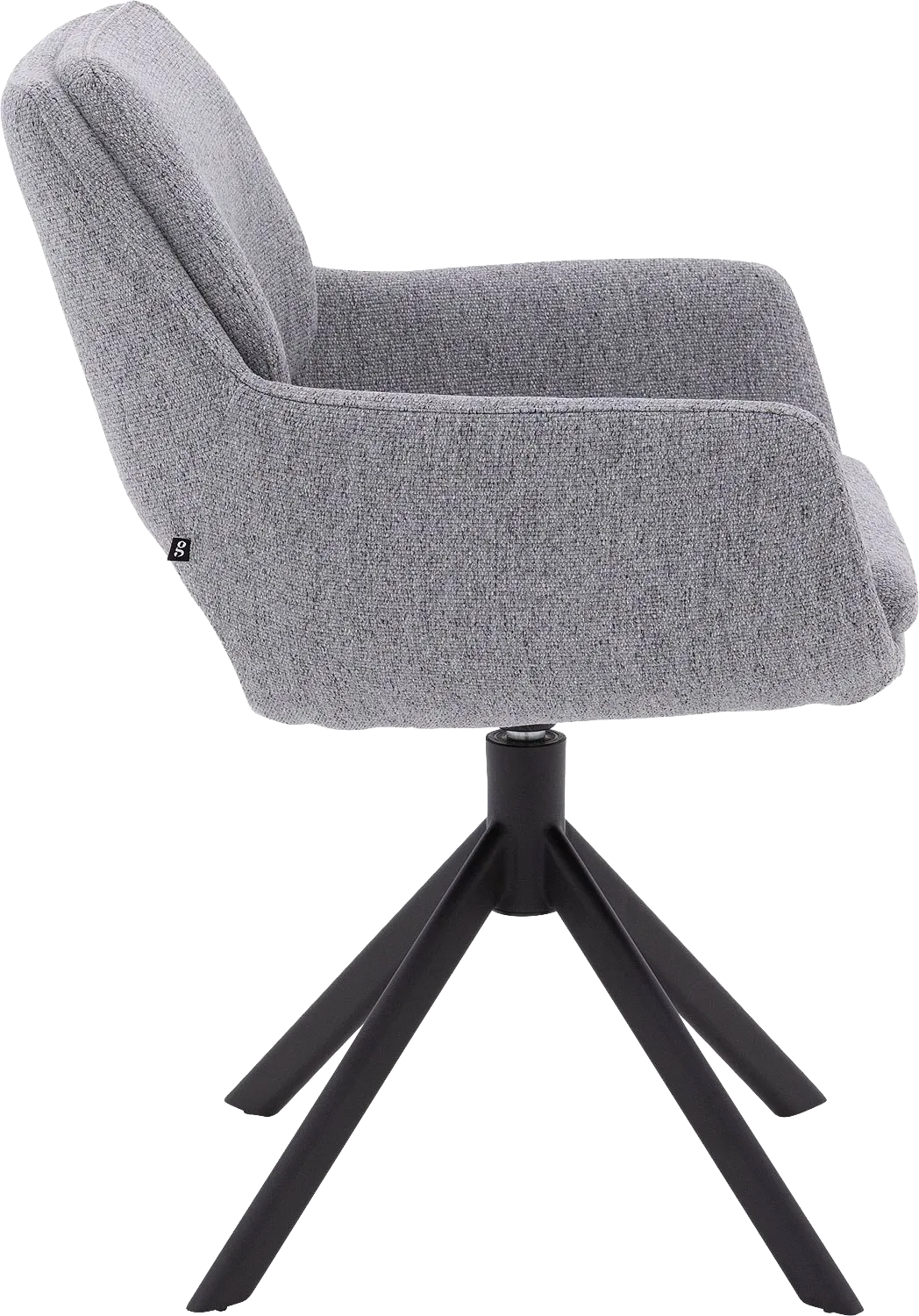 Goossens Daisy Eetkamerstoel Stof Grijs - 8234674-goossens-daisy-eetkamerstoel-stof-grijs-04