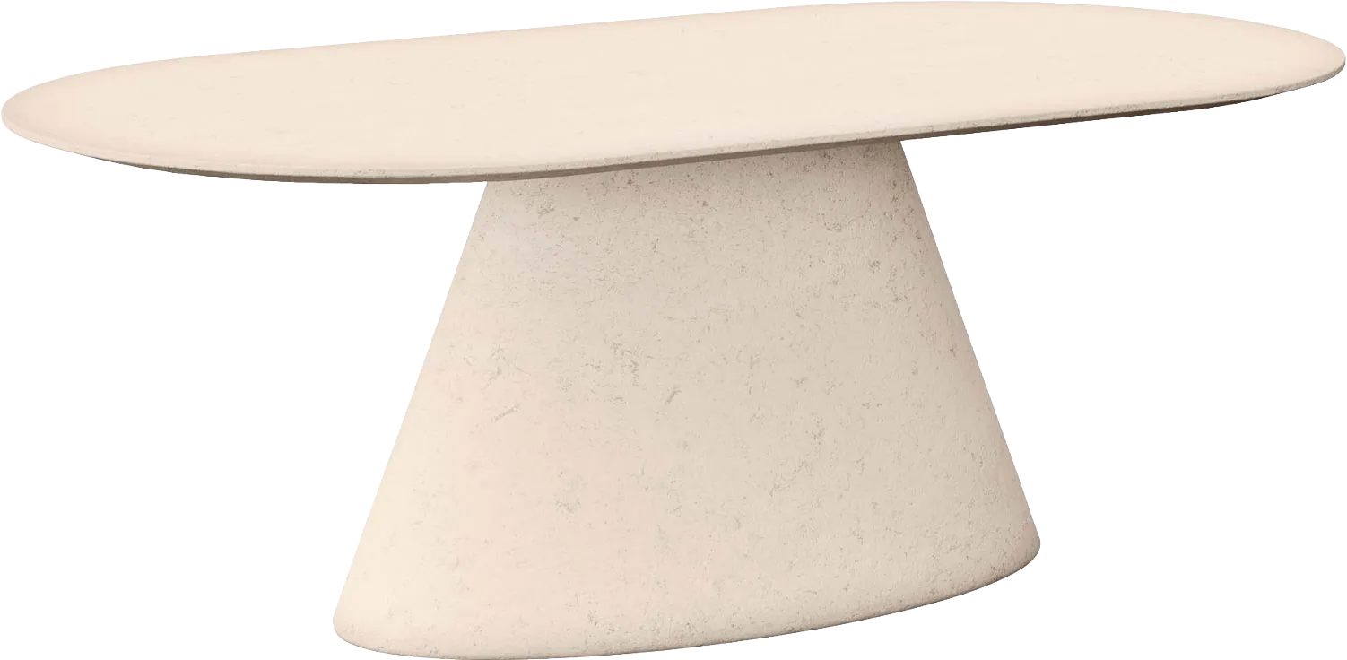 Goossens Stone Eettafel Beton Beige - 8252504-goossens-stone-eettafel-beton-beige-01