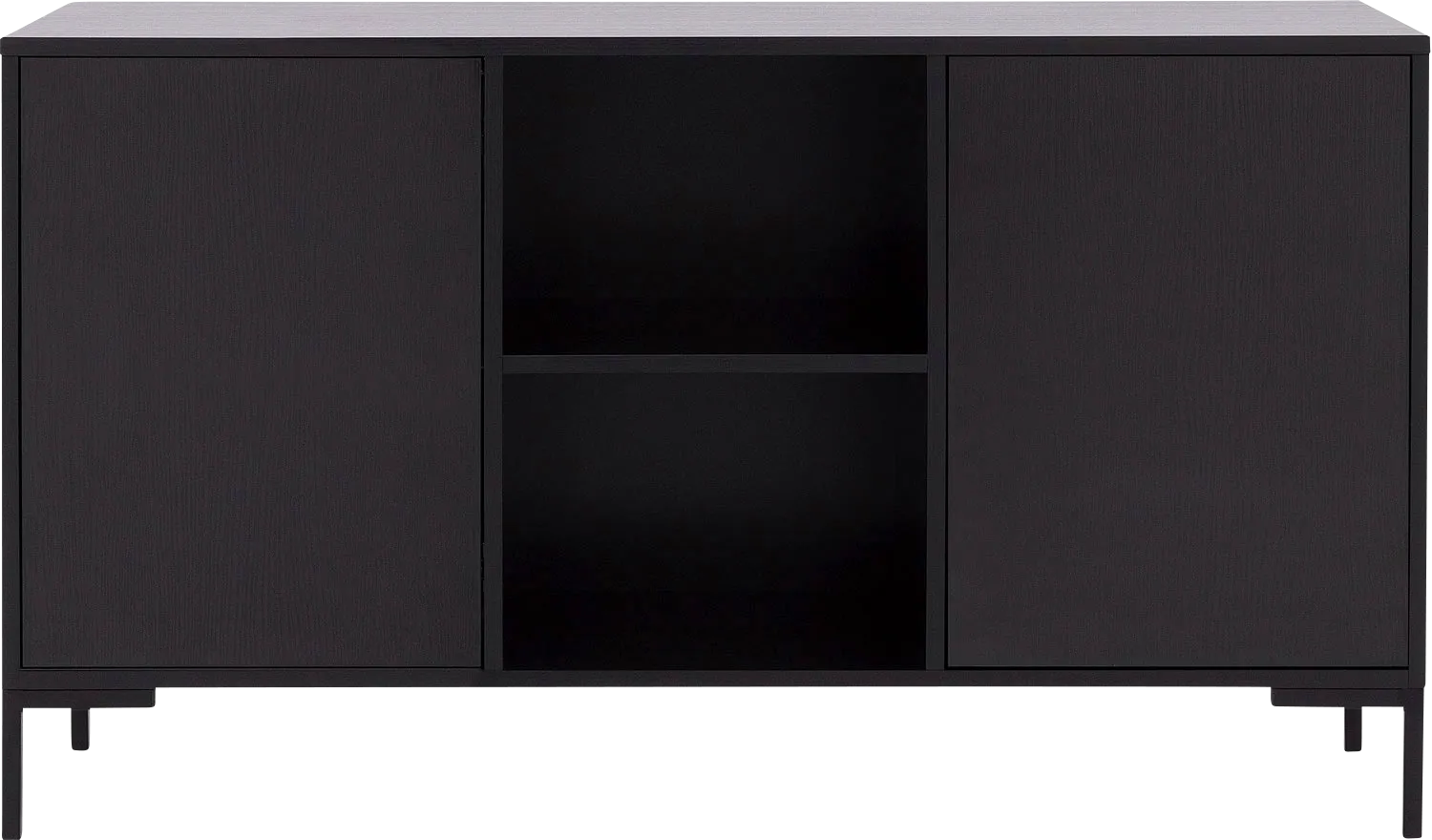 Goossens Basic Dressoir Madrid, 2 deuren met 2 open vakken