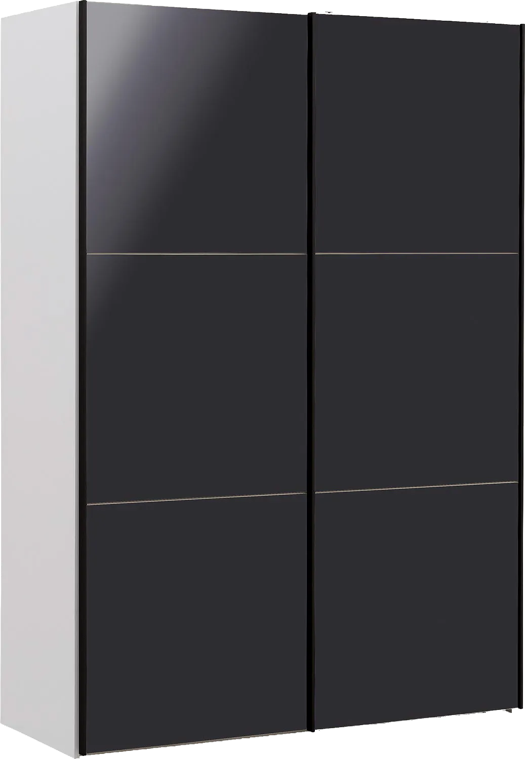 Goossens Kledingkast Easy Storage Sdk, 153 cm breed, 220 cm hoog, 2x 3 paneel schuifdeuren