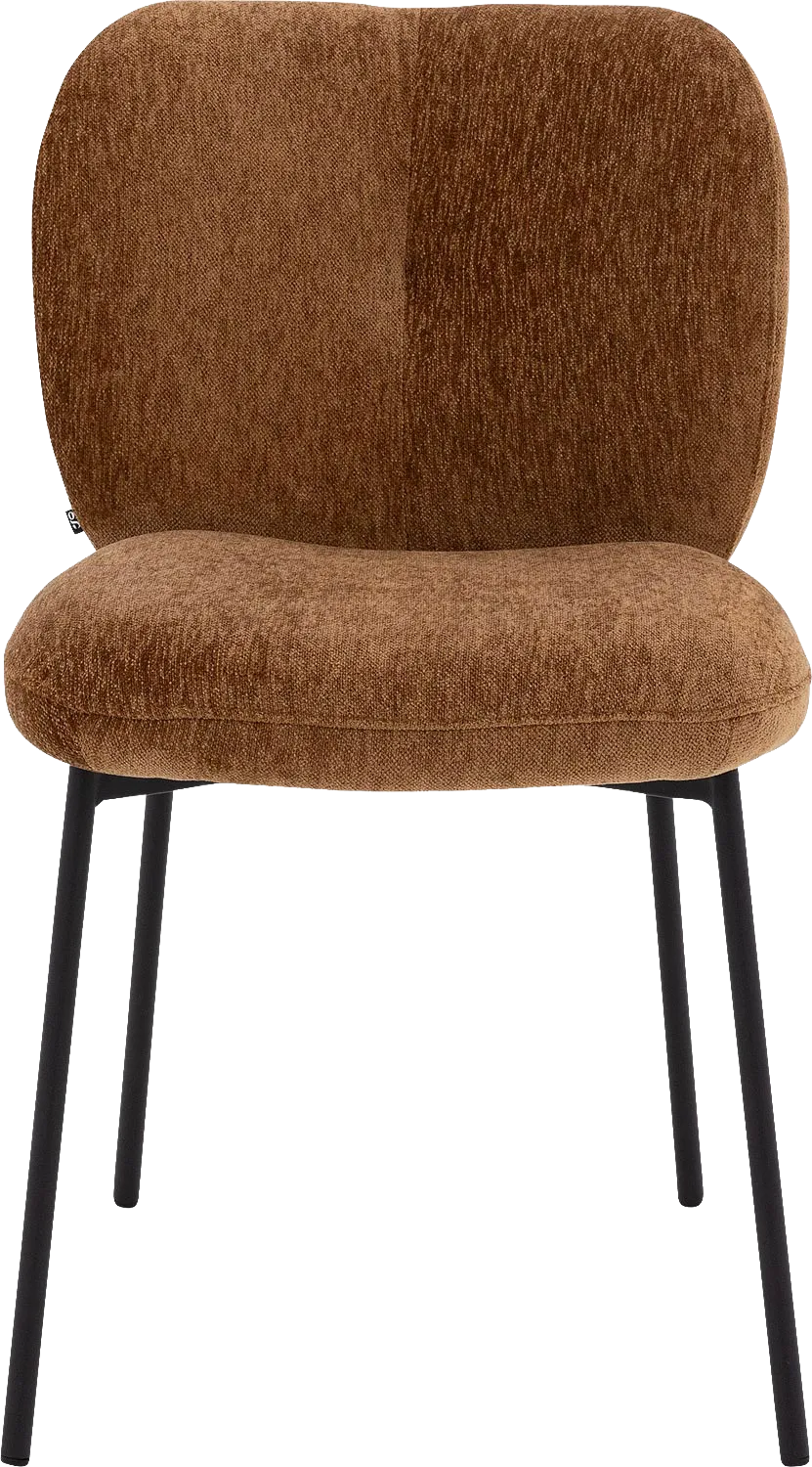 Goossens Eller Eetkamerstoel Stof Bruin - 8234679-goossens-eller-eetkamerstoel-stof-bruin-03