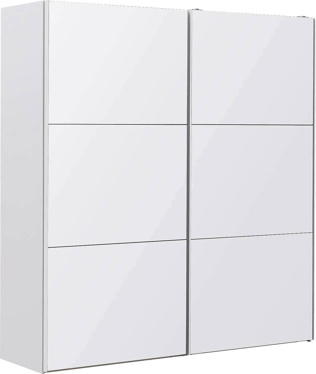 Goossens Kledingkast Easy Storage Sdk, 203 cm breed, 220 cm hoog, 2x 3 paneel glas schuifdeuren