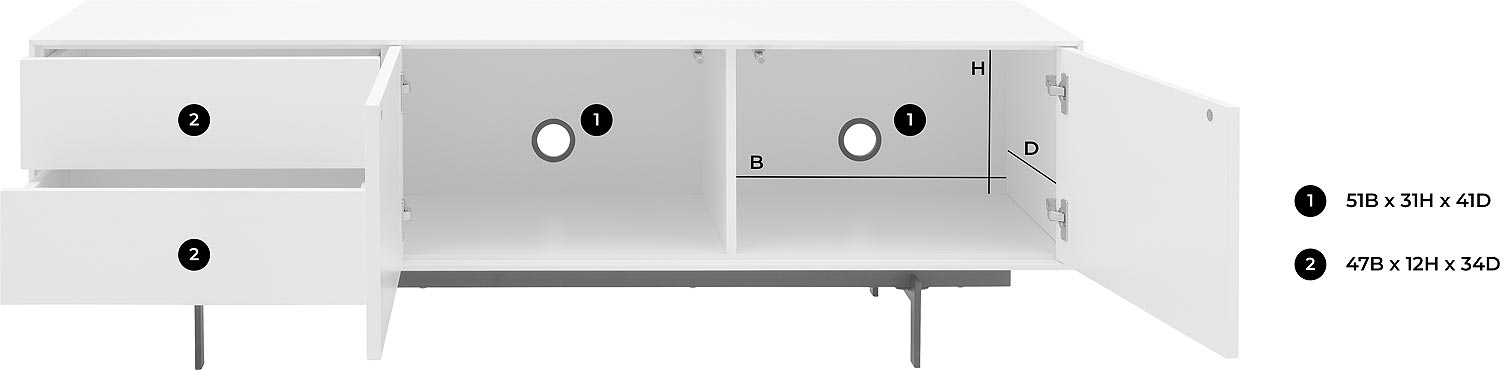 Goossens Basic Verona Tv Meubel Wit - 8160592-goossens-basic-verona-tv-meubel-wit-51