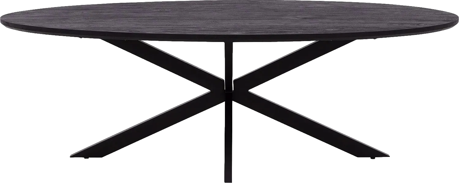 Goossens Nilo Eettafel Mango Zwart - 8251608-goossens-nilo-eettafel-mango-zwart-02