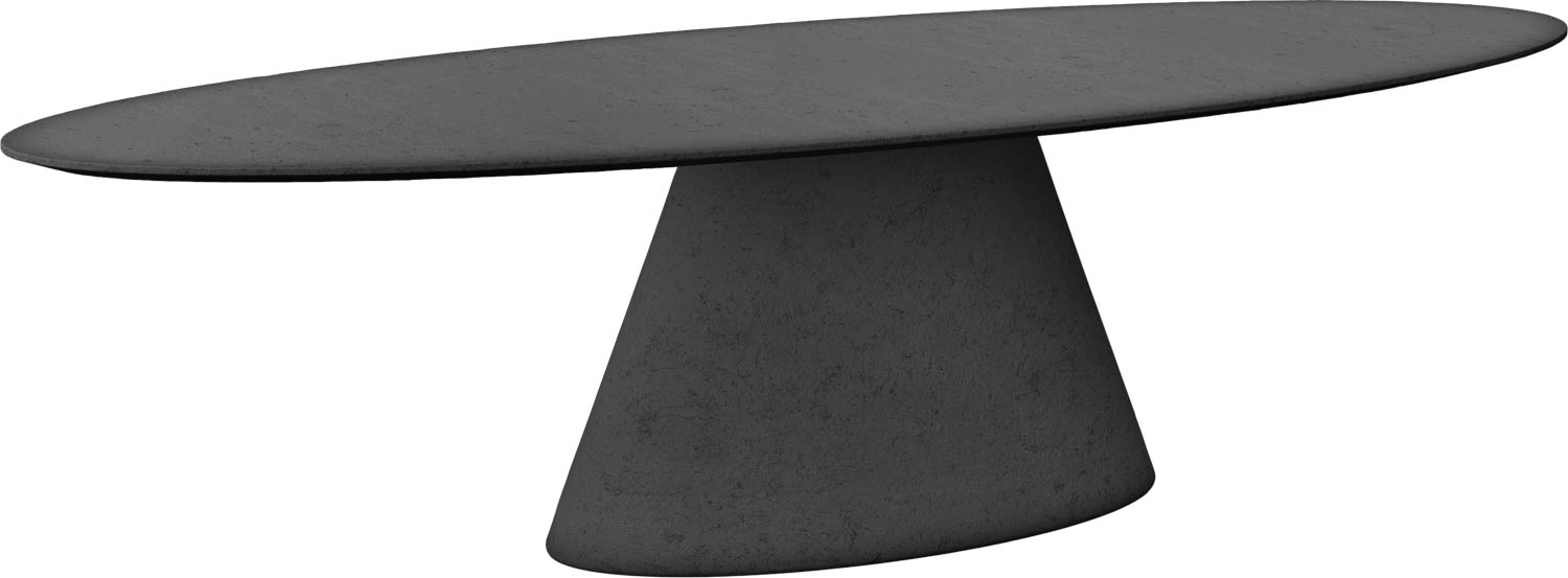 Goossens Eettafel Stone, Ovaal 300 x 120 cm