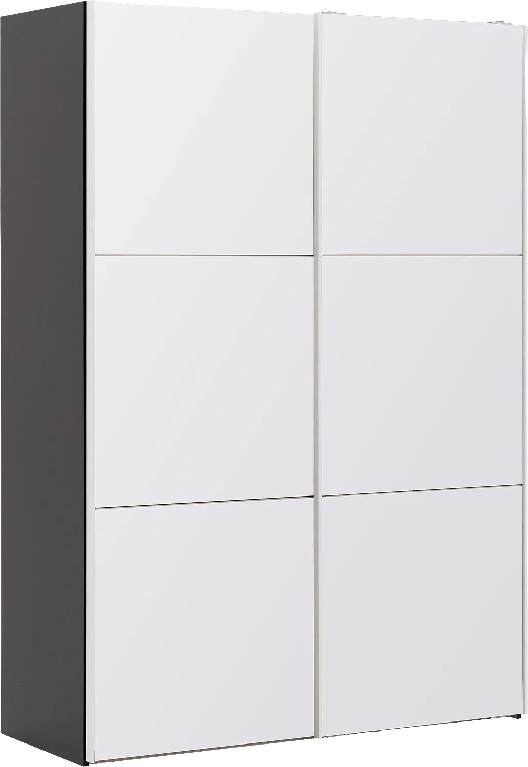 Goossens Kledingkast Easy Storage Sdk, 153 cm breed, 220 cm hoog, 2x 3 paneel glas schuifdeuren