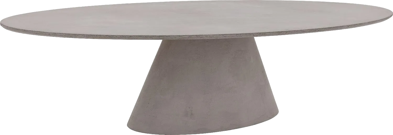 Goossens Eettafel Stone, Ovaal 300 x 120 cm