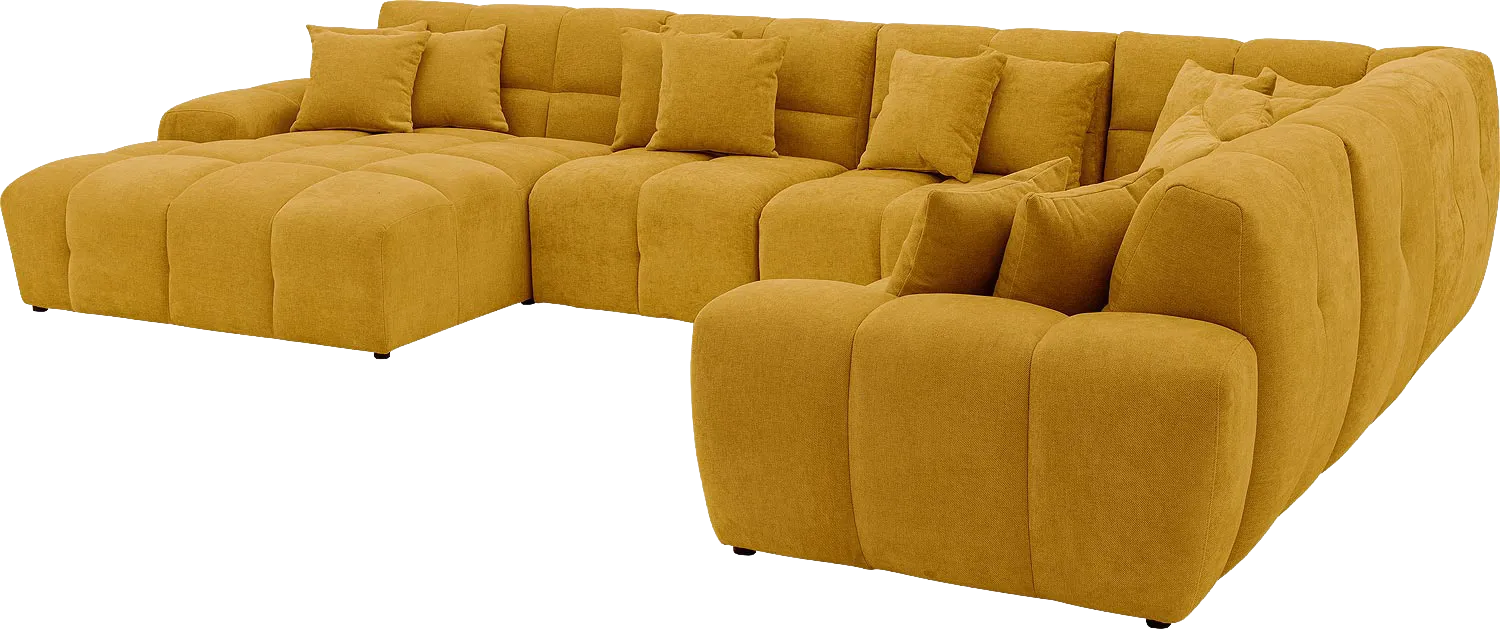 Goossens Excellent Kubus Bank Stof Geel - 8252858-goossens-excellent-kubus-bank-stof-geel-05