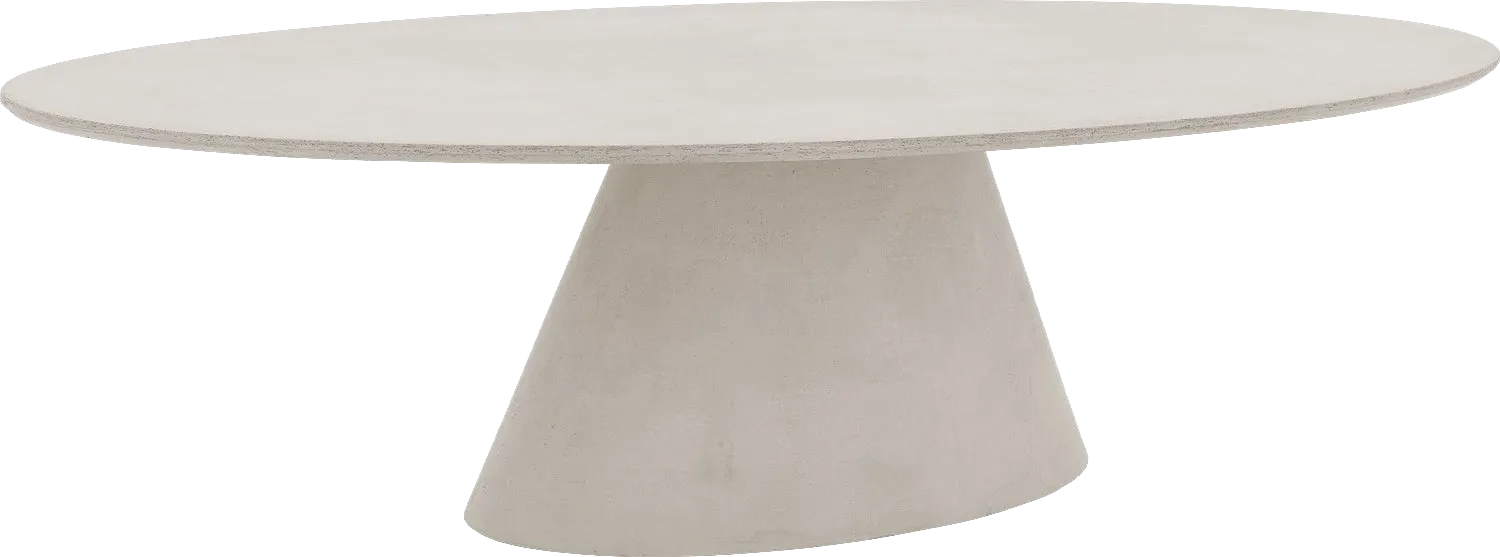 Goossens Eettafel Stone, Ovaal 280 x 120 cm