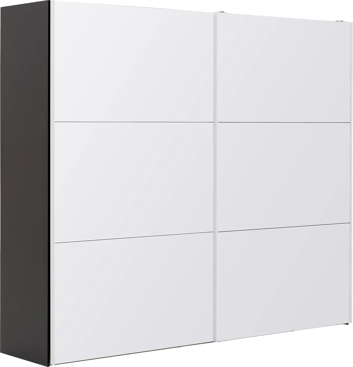 Goossens Kledingkast Easy Storage Sdk, 203 cm breed, 220 cm hoog, 2x 3 paneel glas schuifdeuren