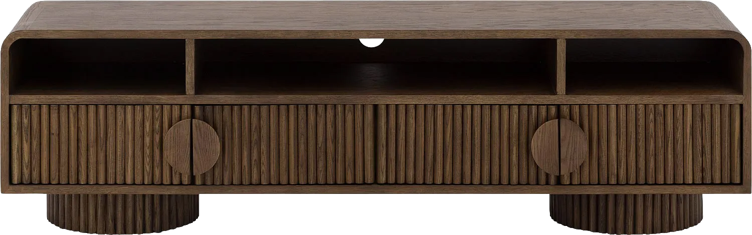 Goossens Basic Melani Tv Meubel Eiken Bruin - 8243325-goossens-basic-melani-tv-meubel-eiken-bruin-01
