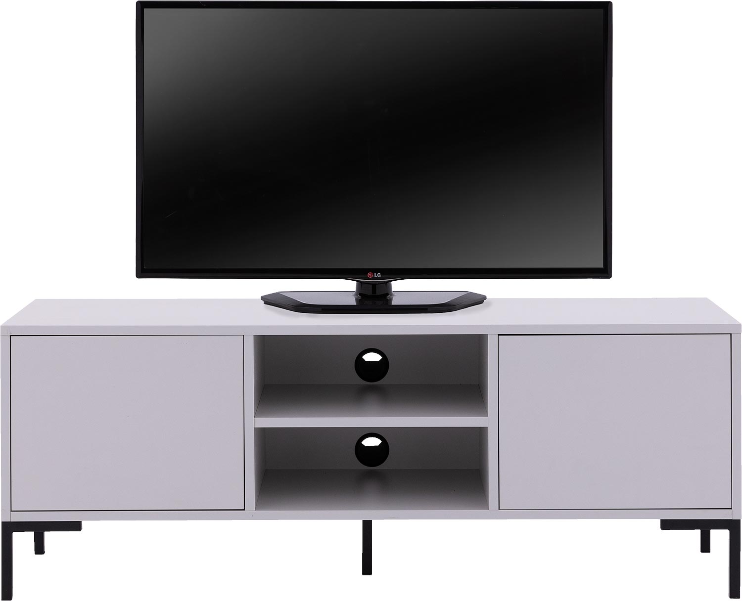 Goossens Basic Madrid Tv Meubel Melamine Bruin - 8231295-goossens-basic-madrid-tv-meubel-melamine-bruin-01