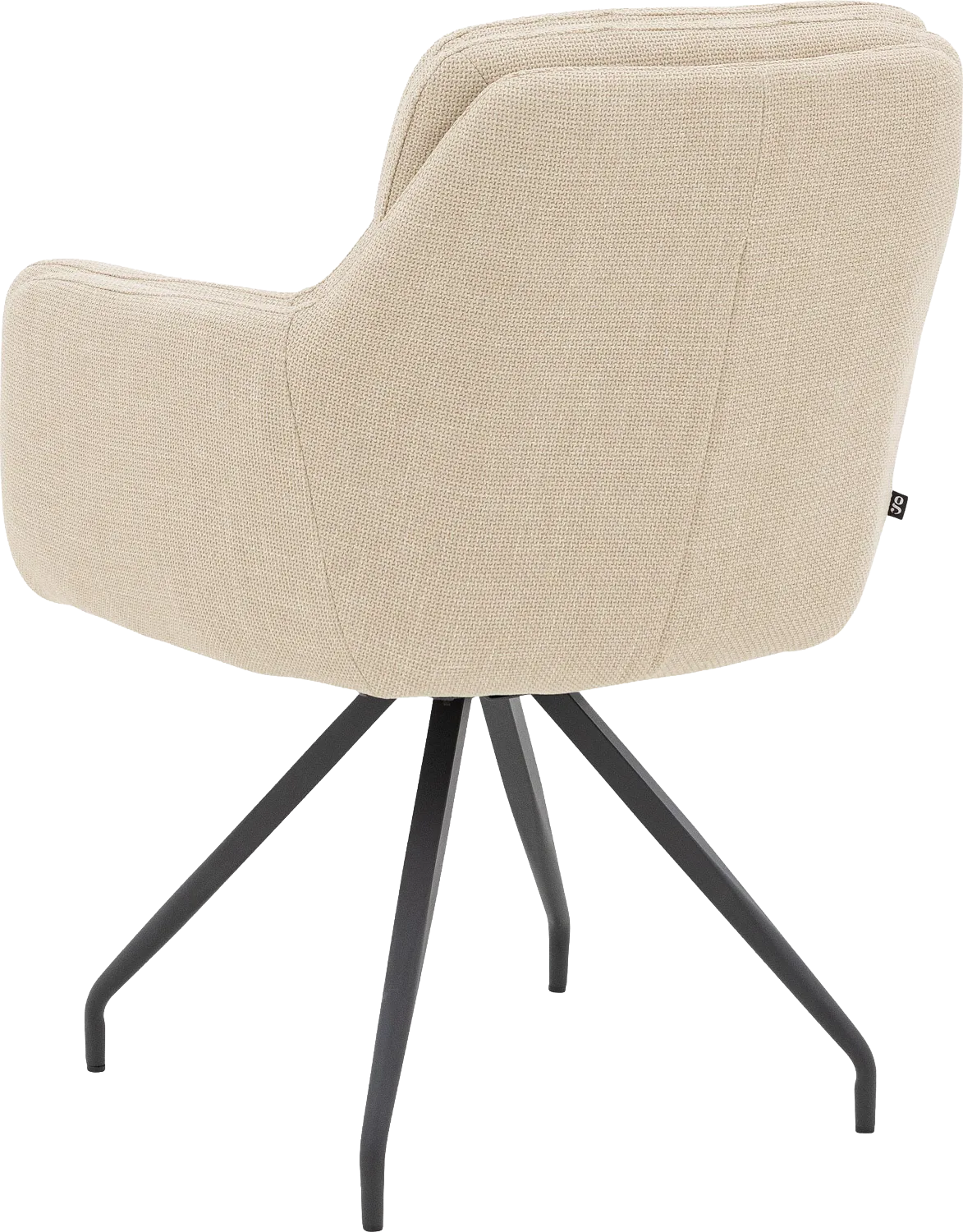 Goossens Mirthe Eetkamerstoel Stof Beige - 8252167-goossens-mirthe-eetkamerstoel-stof-beige-02