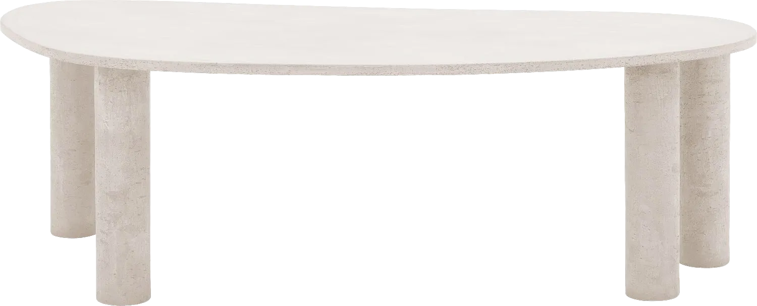 Goossens Stone Eettafel Beton Wit - 8231890-goossens-stone-eettafel-beton-wit-03