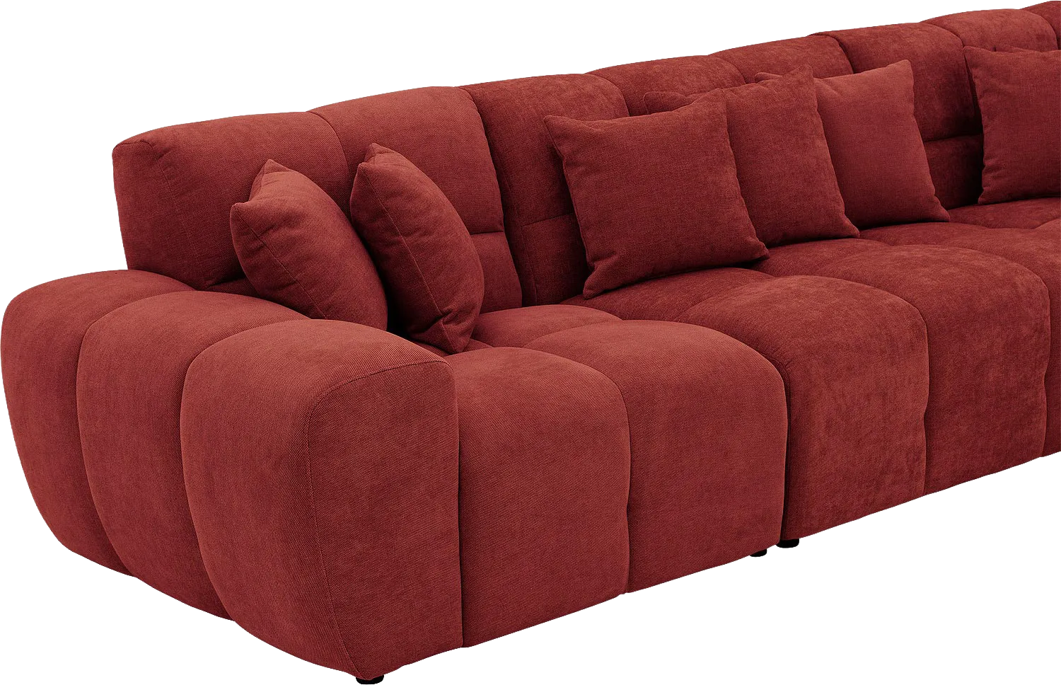 Goossens Excellent Kubus Bank Stof Rood - 8252871-goossens-excellent-kubus-bank-stof-rood-08