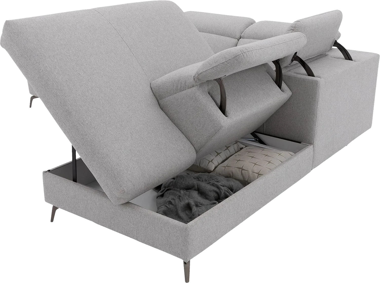 Goossens Excellent Elmer Bank Stof Grijs - 8232562-goossens-excellent-elmer-bank-stof-grijs-12