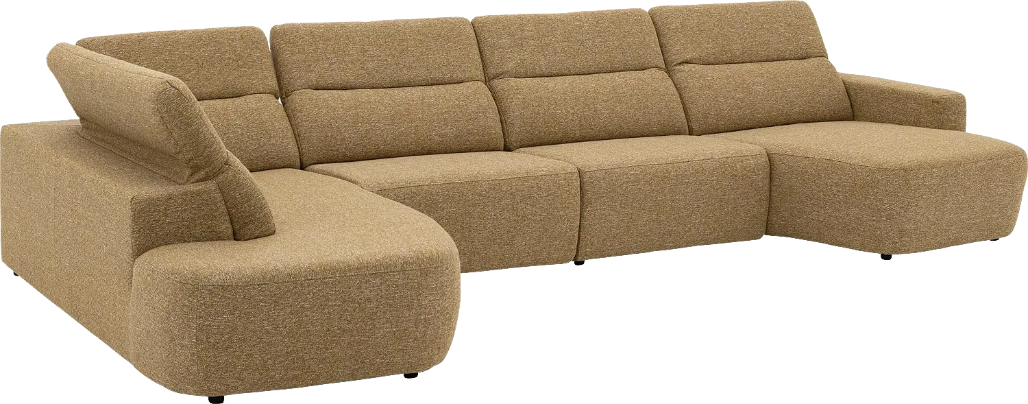 Goossens Comoda Bank Stof Geel - 8260253-goossens-comoda-bank-stof-geel-09