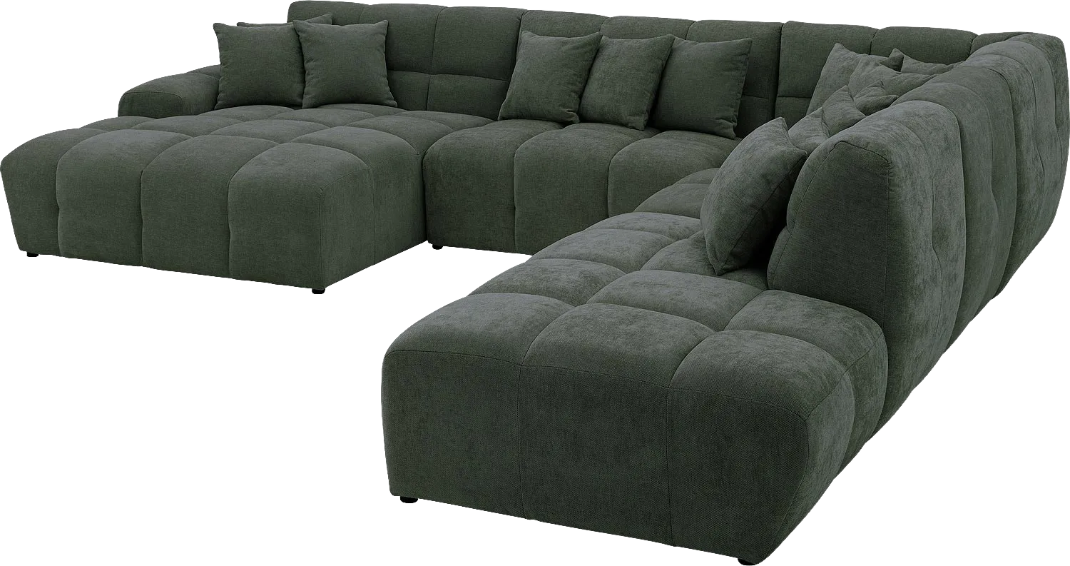 Goossens Excellent Kubus Bank Stof Groen - 8252784-goossens-excellent-kubus-bank-stof-groen-05