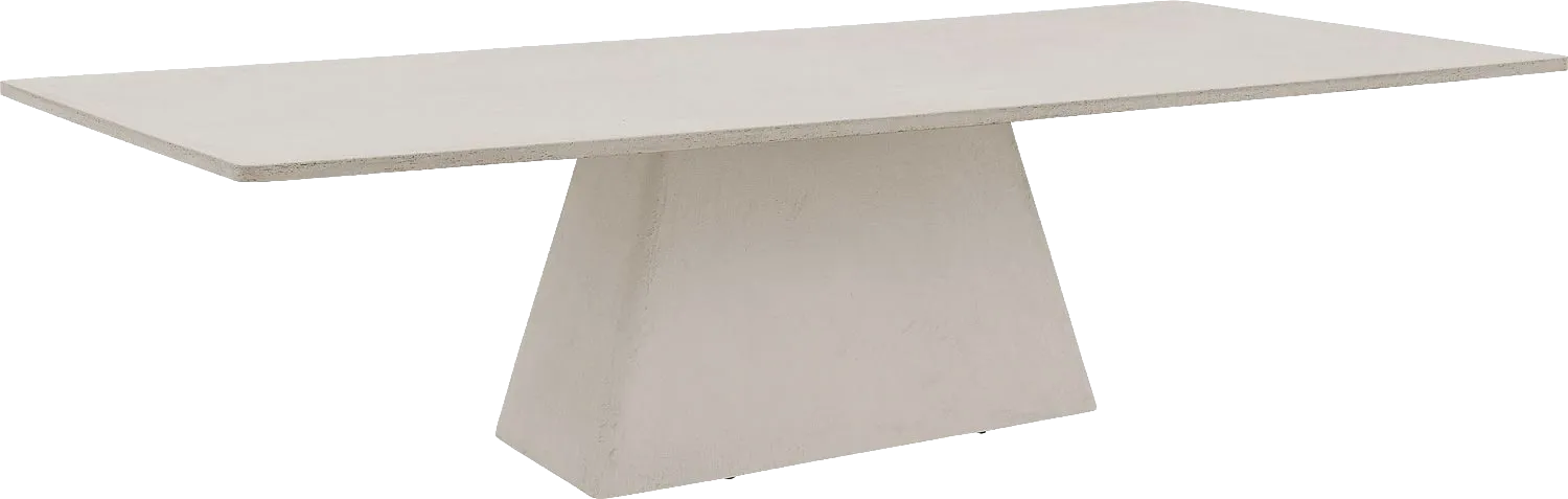 Goossens Eettafel Stone, Rechthoekig 300 x 110 cm