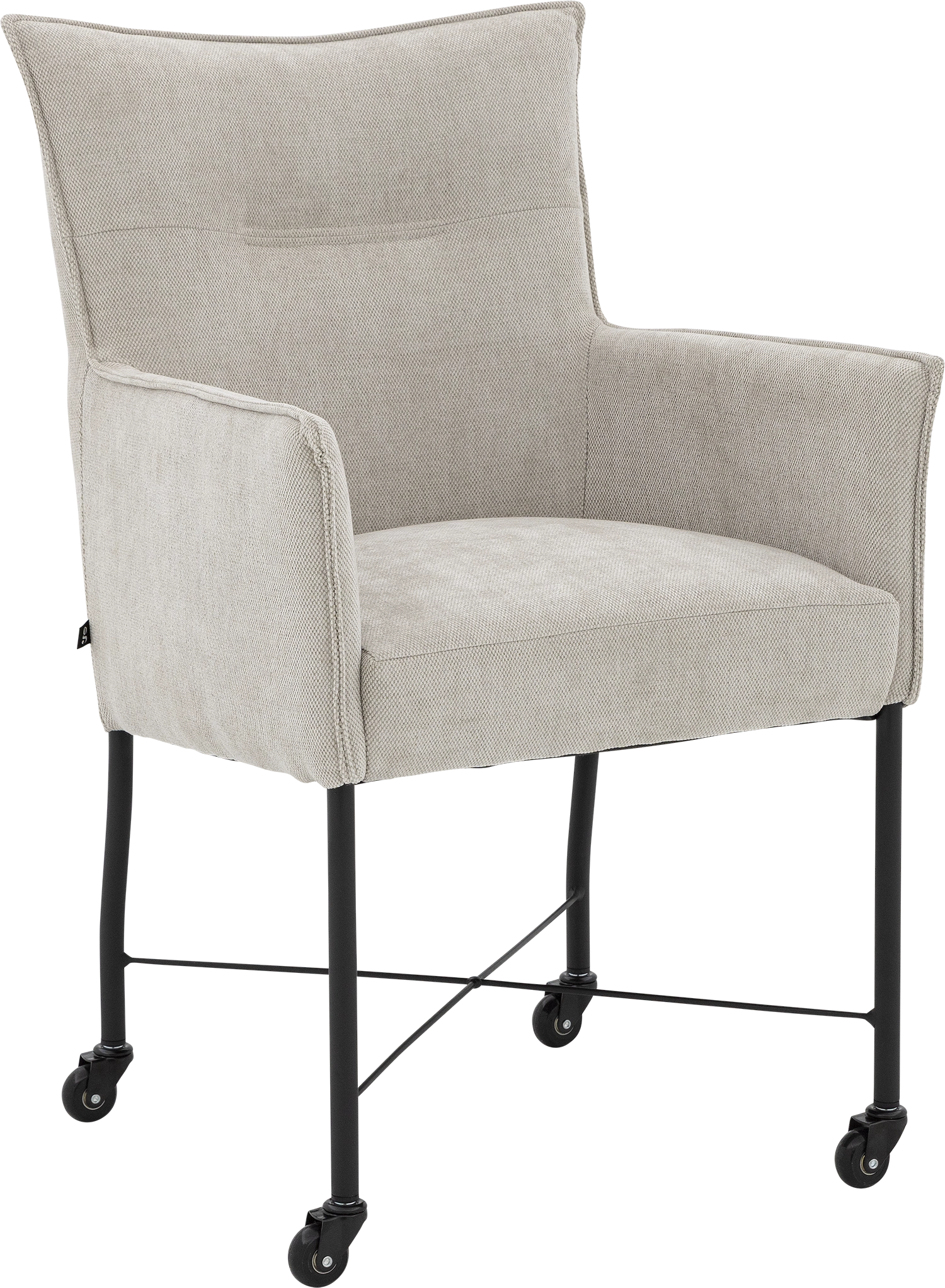 Goossens Erik Eetkamerstoel Stof Beige - 8261049-goossens-erik-eetkamerstoel-stof-beige-01
