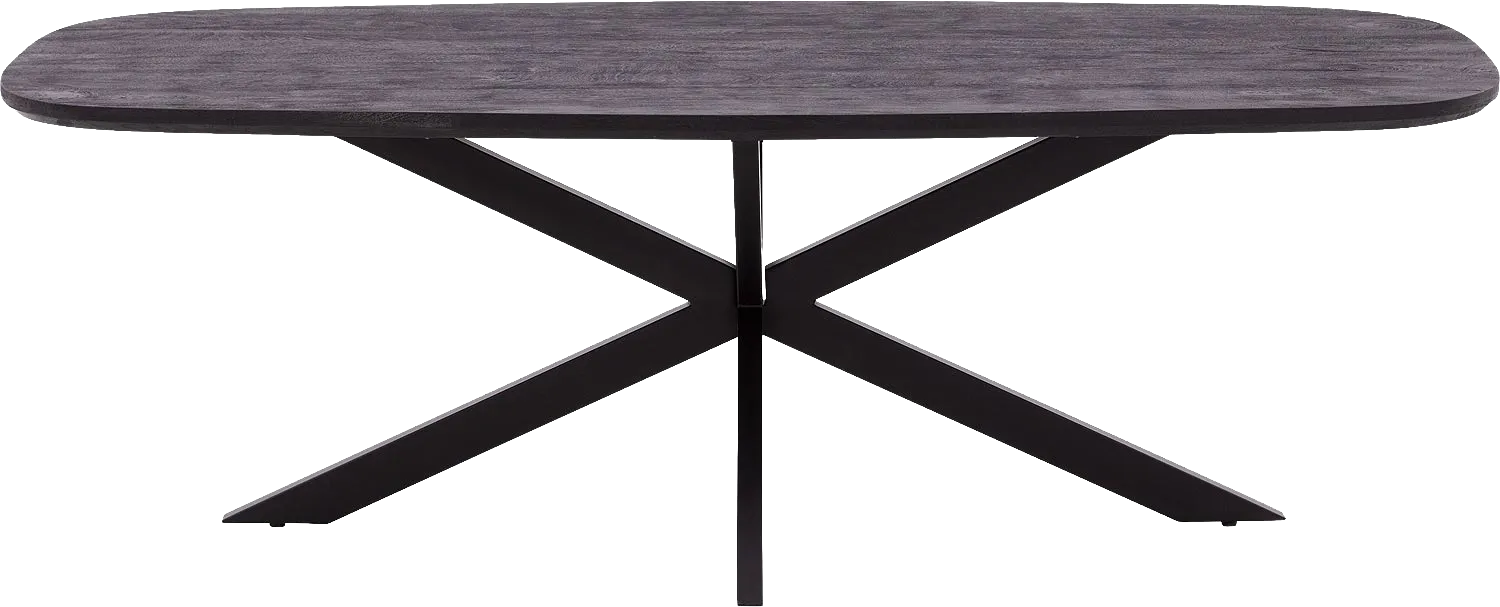 Goossens Nilo Eettafel Mango Zwart - 8251614-goossens-nilo-eettafel-mango-zwart-02