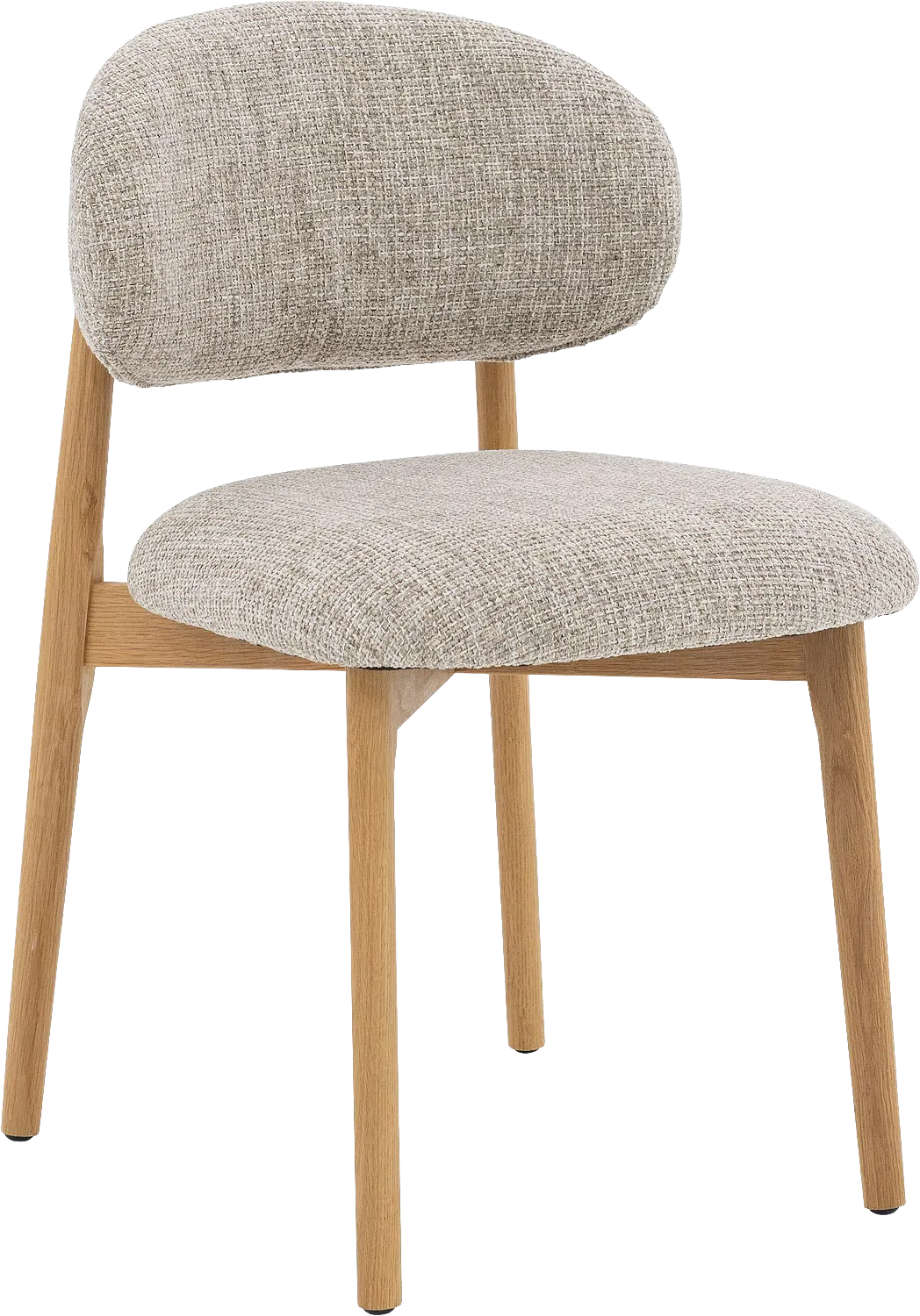 Goossens Bessy Eetkamerstoel Stof Beige - 8260297-goossens-bessy-eetkamerstoel-stof-beige-01