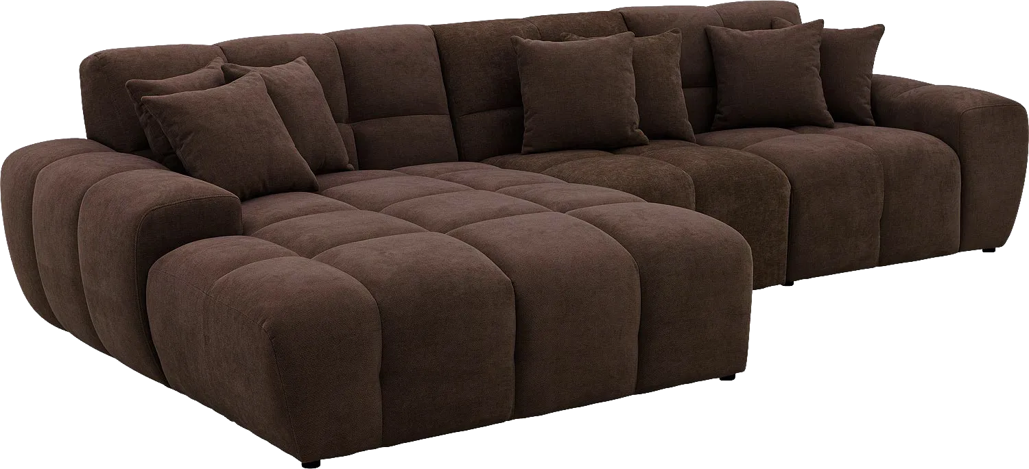 Goossens Excellent Kubus Bank Stof Bruin - 8252711-goossens-excellent-kubus-bank-stof-bruin-05