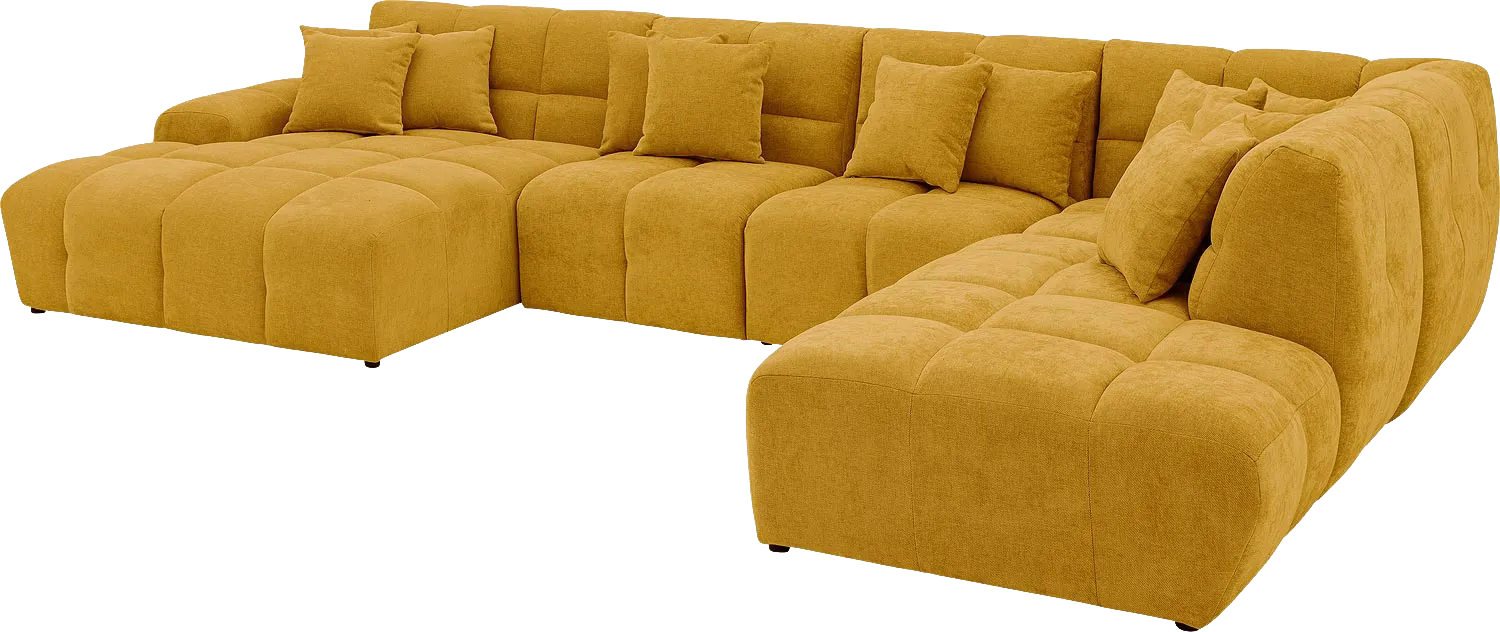 Goossens Excellent Kubus Bank Stof Geel - 8252740-goossens-excellent-kubus-bank-stof-geel-04