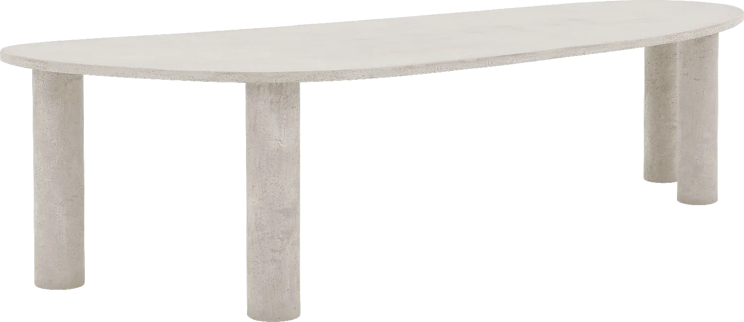 Goossens Stone Eettafel Beton Grijs - 8231903-goossens-stone-eettafel-beton-grijs-01