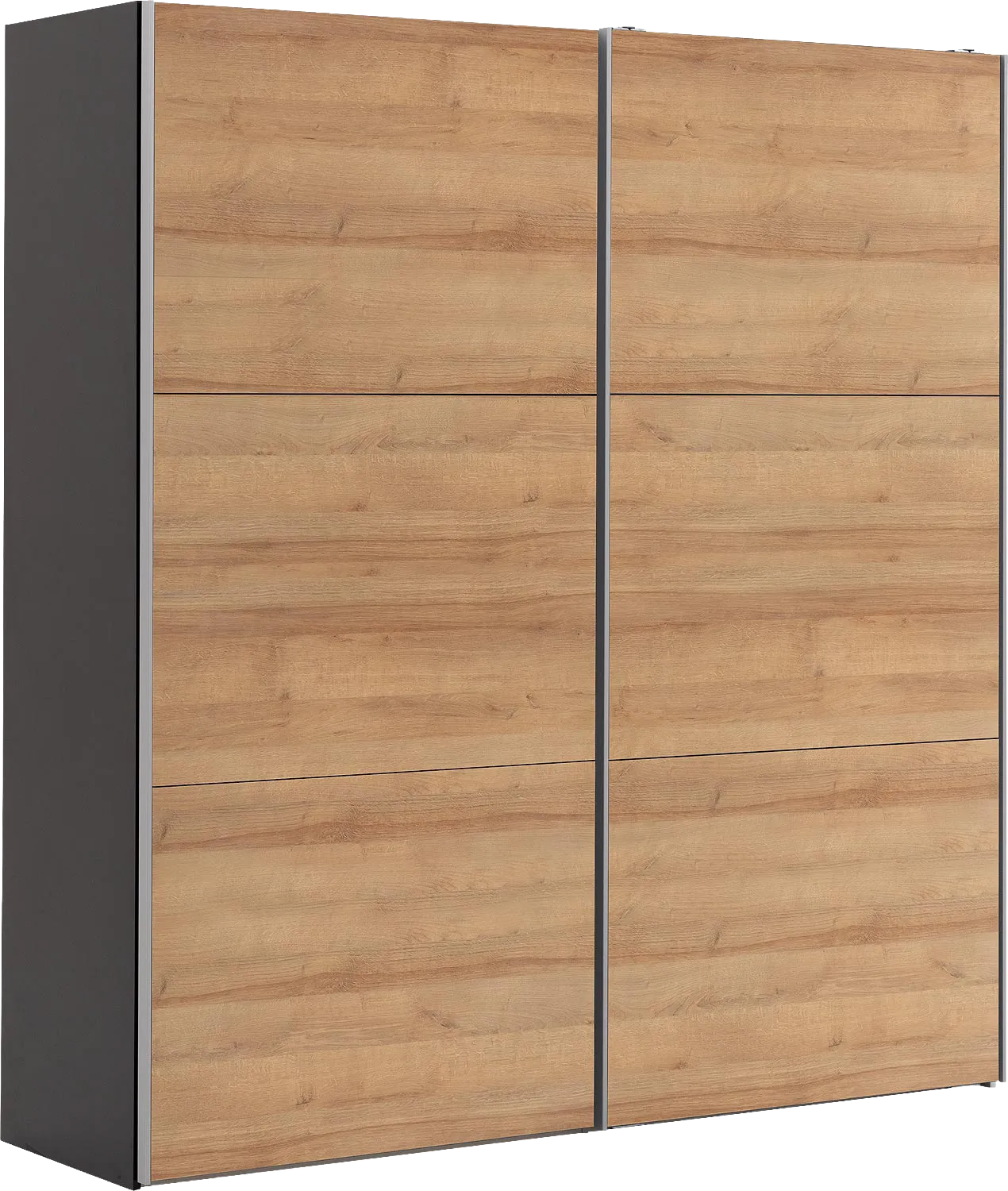Goossens Kledingkast Easy Storage Sdk, 203 cm breed, 220 cm hoog, 2x 3 paneel schuifdeuren
