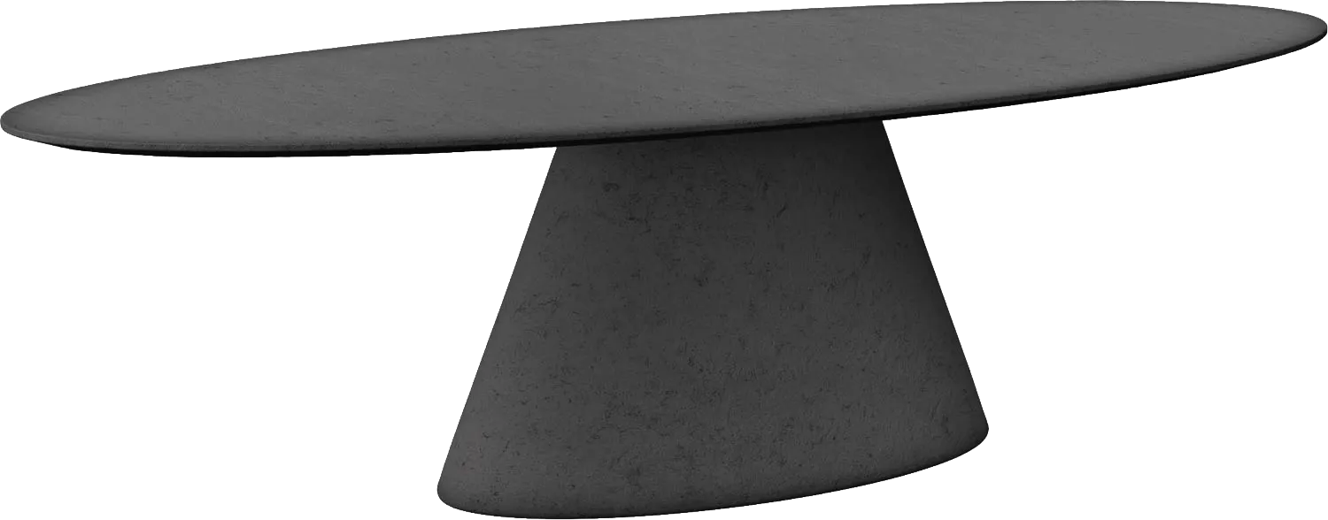 Goossens Eettafel Stone, Ovaal 290 x 120 cm