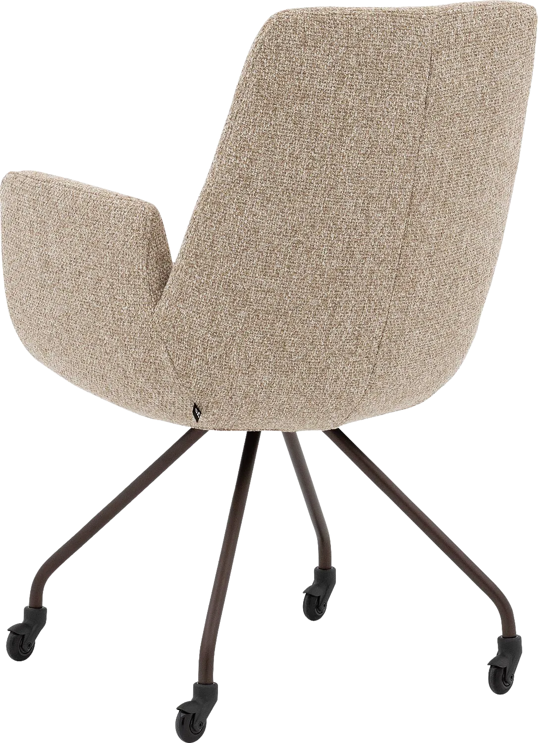 Goossens Excellent Mabach Eetkamerstoel Stof Bruin - 8260114-goossens-excellent-mabach-eetkamerstoel-stof-bruin-02