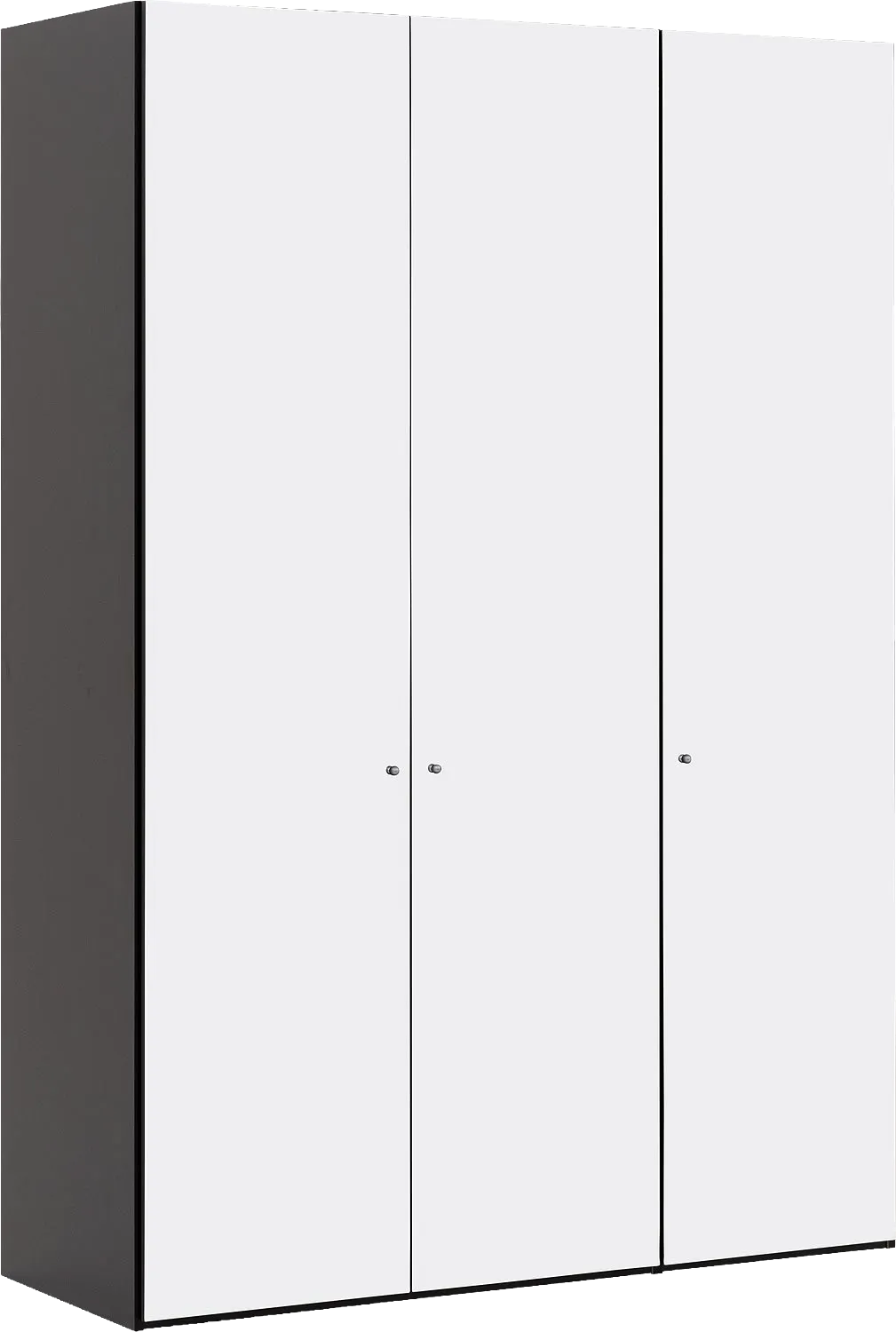 Goossens Kledingkast Easy Storage Ddk, Kledingkast 153 cm breed, 220 cm hoog, 3x glas draaideur