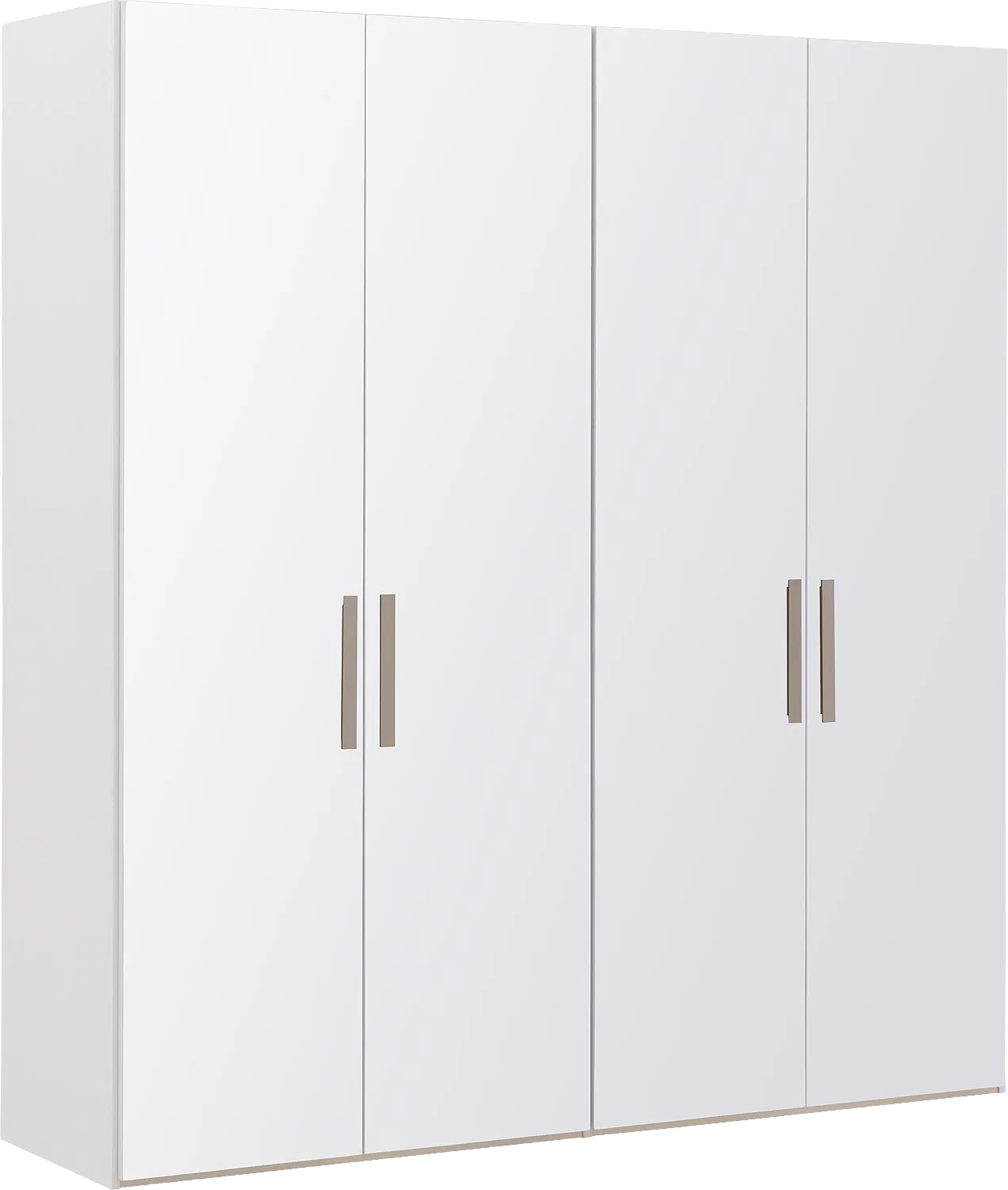 Goossens Kledingkast Easy Storage Ddk, Kledingkast 203 cm breed, 220 cm hoog, 4x glas draaideur