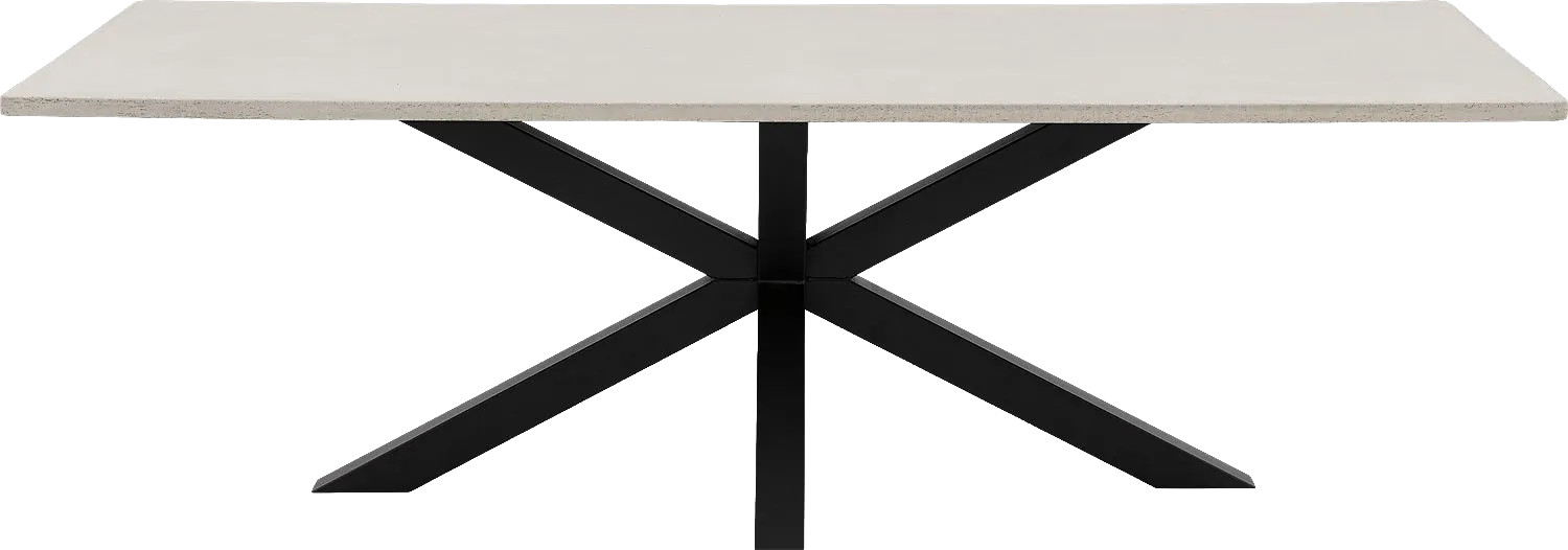 Goossens Eettafel Stone, Rechthoekig 240 x 110 cm