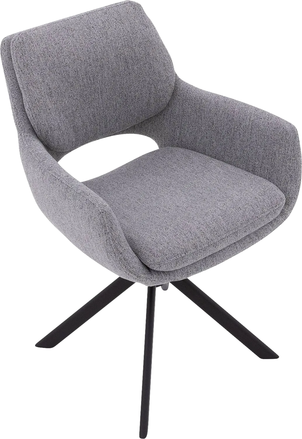 Goossens Daisy Eetkamerstoel Stof Grijs - 8234674-goossens-daisy-eetkamerstoel-stof-grijs-05
