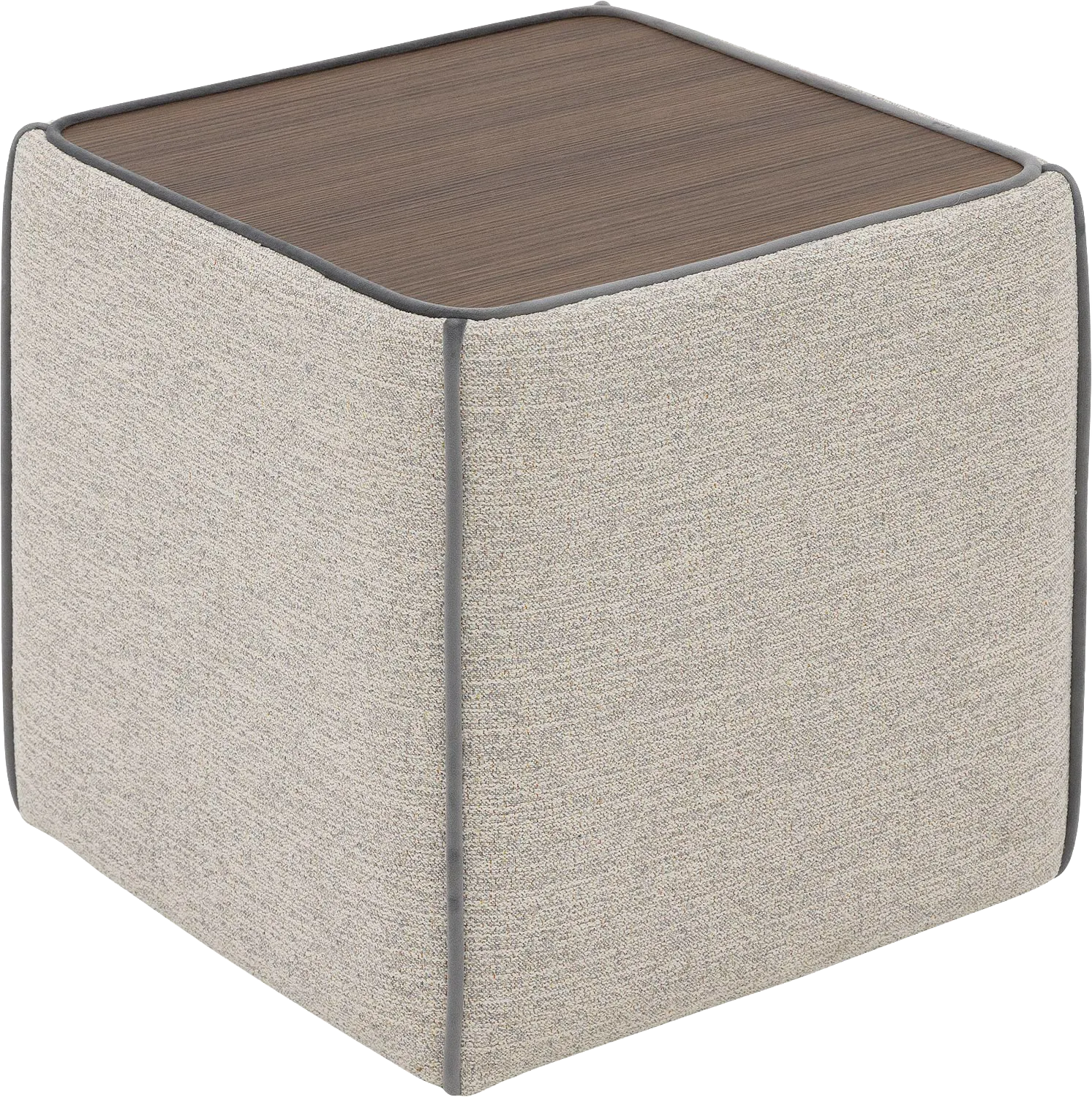 Goossens Nachtkastje Arona, 45 cm b x 43 cm h x 45 cm d met oplegblad walnut