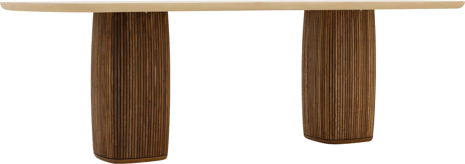 Goossens Nova Eettafel Mortex Beige - 8260026-goossens-nova-eettafel-mortex-beige-13