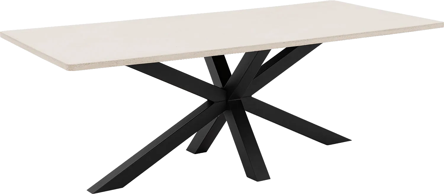 Goossens Eettafel Stone, Rechthoekig 220 x 110 cm