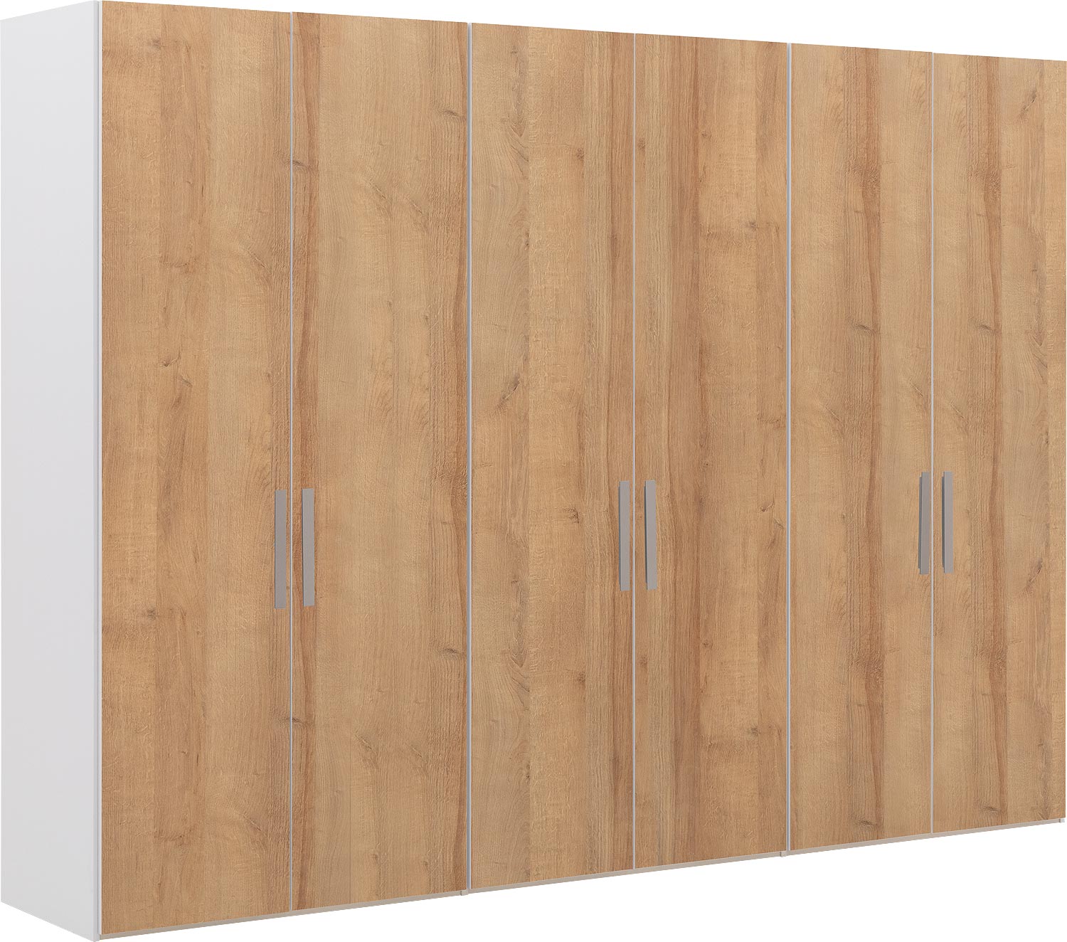 Goossens Kledingkast Easy Storage Ddk, Kledingkast 304 cm breed, 220 cm hoog, 6x draaideur