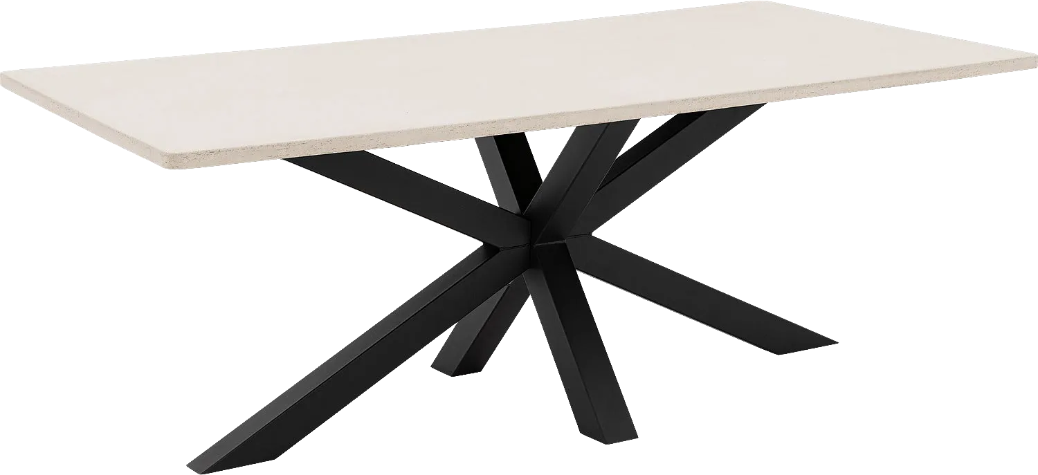 Goossens Eettafel Stone, Rechthoekig 210 x 110 cm