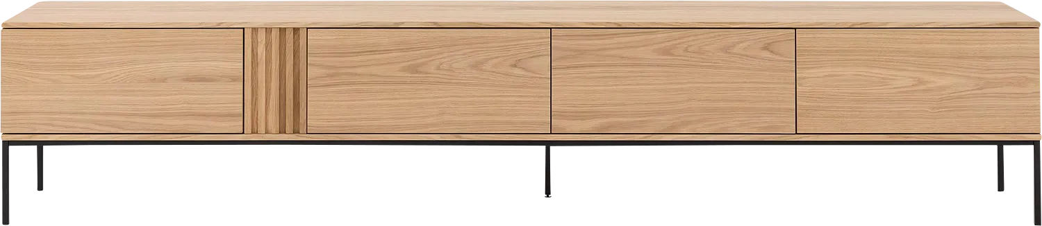 Goossens Tv Meubel Viola, 4 kleppen staand