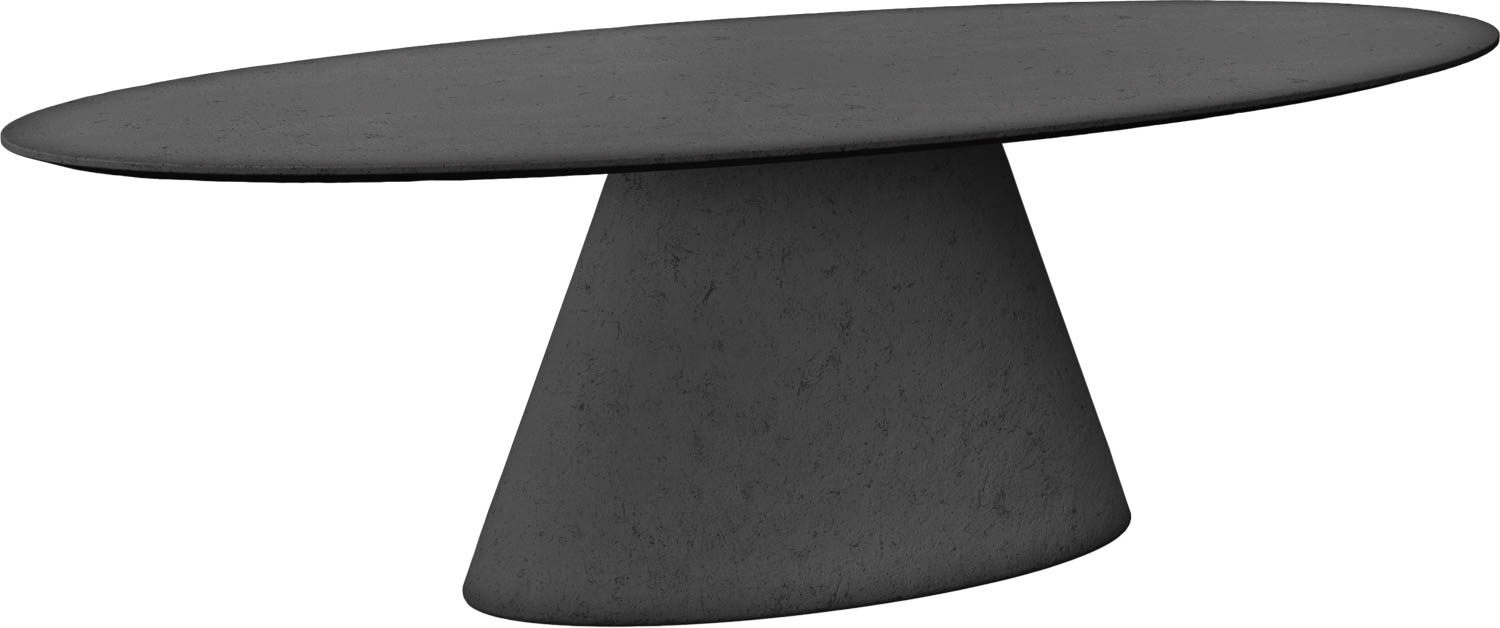 Goossens Eettafel Stone, Ovaal 250 x 120 cm