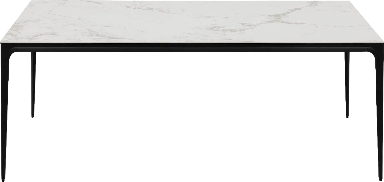 Goossens Mundi Eettafel Keramiek Wit - 8235362-goossens-mundi-eettafel-keramiek-wit-02