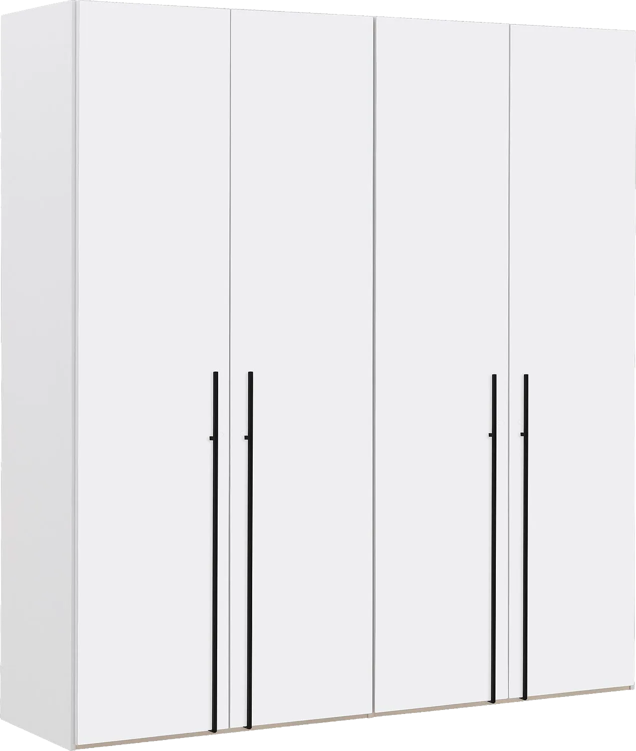 Goossens Kledingkast Easy Storage Ddk, Kledingkast 203 cm breed, 220 cm hoog, 4x draaideur